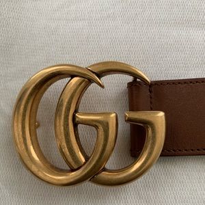 Gucci double G web belt